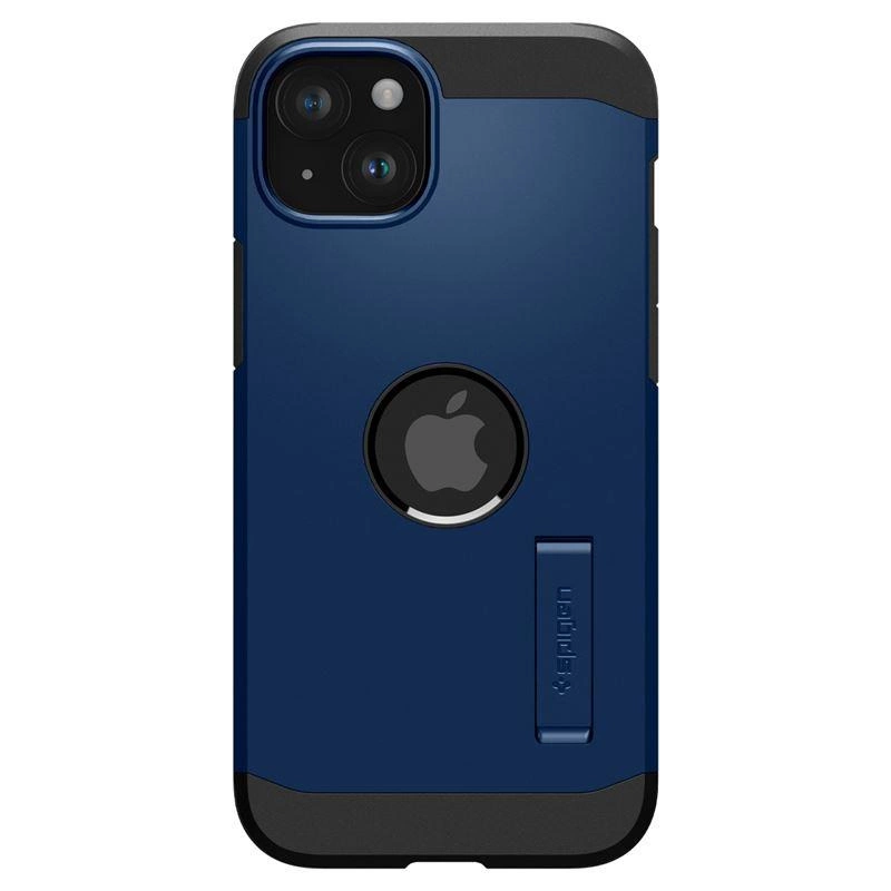 Spigen Tough Armor MagSafe Case with Stand for iPhone 15 Plus - Blueeng