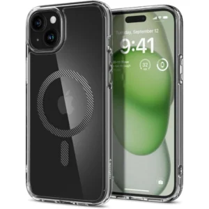 Spigen Ultra Hybrid Mag Case with MagSafe for iPhone 15 - Grayeng