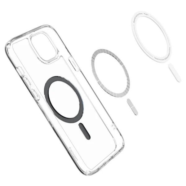 Spigen Ultra Hybrid Mag Case with MagSafe for iPhone 15 - Grayeng