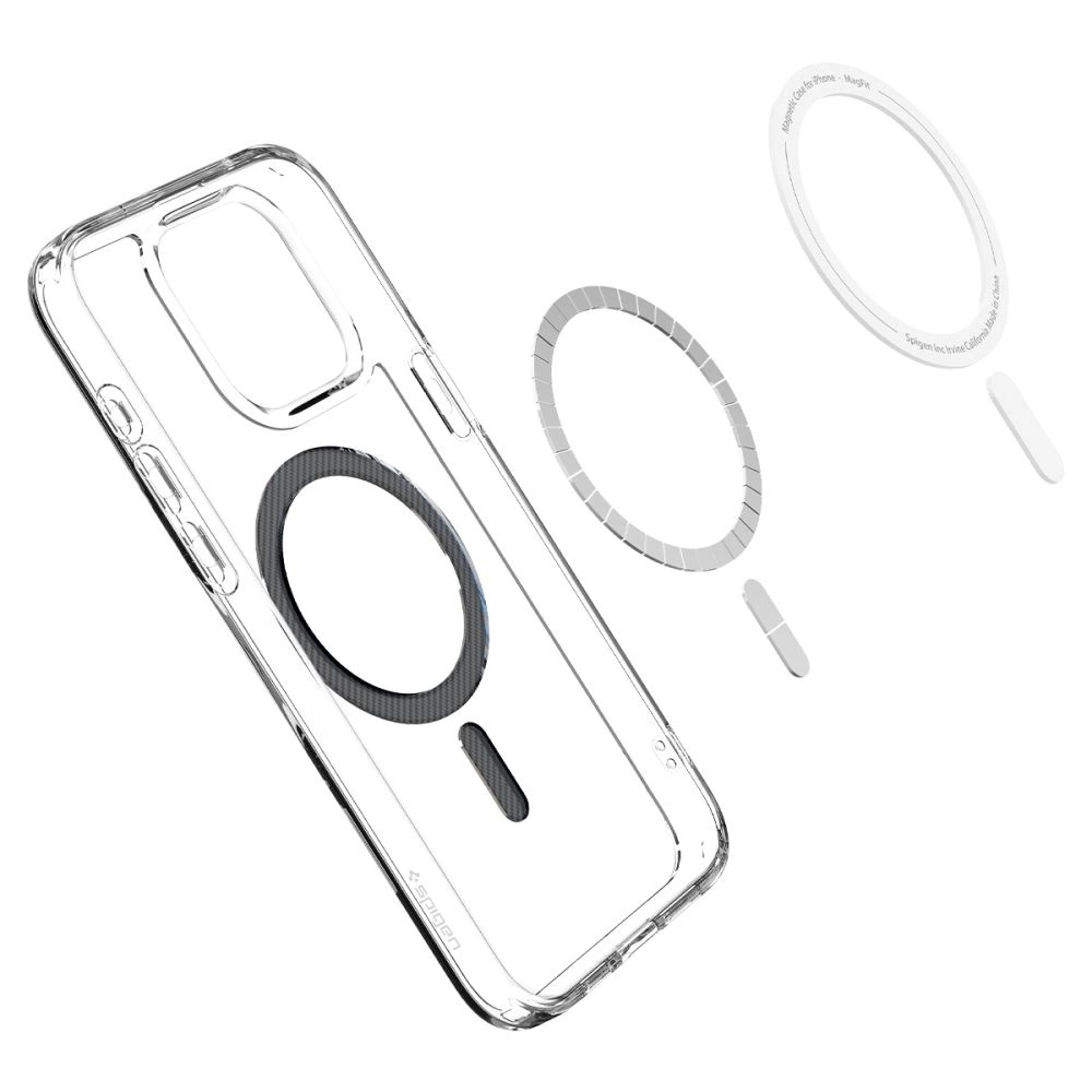 Spigen Ultra Hybrid Mag Case with MagSafe for iPhone 15 Pro - Grayeng