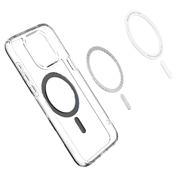 Spigen Ultra Hybrid Mag Case with MagSafe for iPhone 15 Pro Max - Grayeng