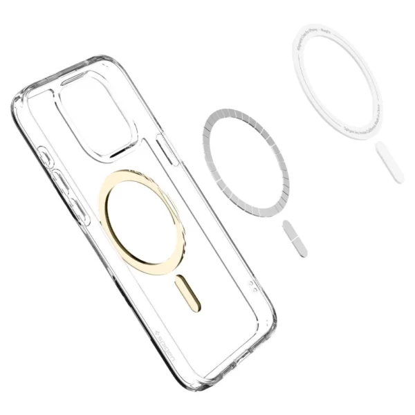 Spigen Ultra Hybrid Mag Case with MagSafe for iPhone 15 Pro - Goldeng