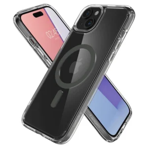 Spigen Ultra Hybrid MagSafe case for iPhone 15 Plus - graphiteeng