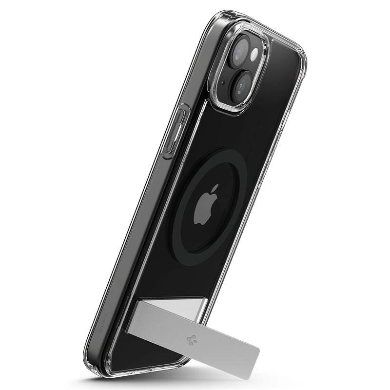Spigen Ultra Hybrid S MagSafe Case with Stand for iPhone 15 Plus - Blackeng