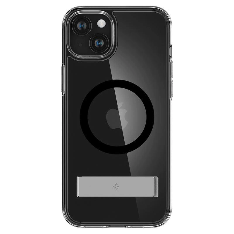 Spigen Ultra Hybrid S MagSafe Case with Stand for iPhone 15 Plus - Blackeng