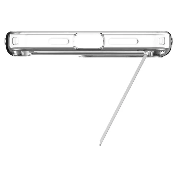 Spigen Ultra Hybrid S MagSafe Case with Stand for iPhone 15 Pro - Transparenteng