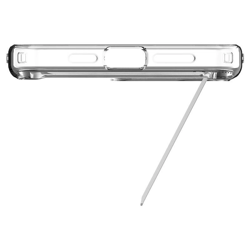 Spigen Ultra Hybrid S MagSafe Case with Stand for iPhone 15 Pro - Transparenteng