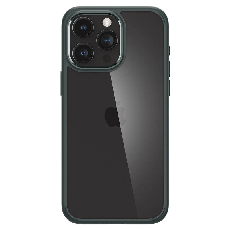 Spigen Ultra Hybrid iPhone 15 Pro Max Case - Dark Greeneng