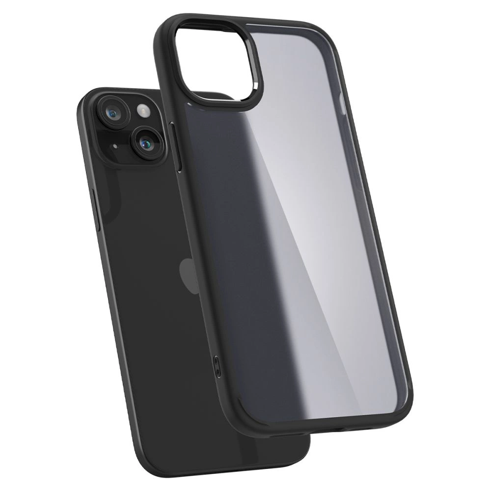 Spigen Ultra Hybrid iPhone 15 Case - Clear Blackeng