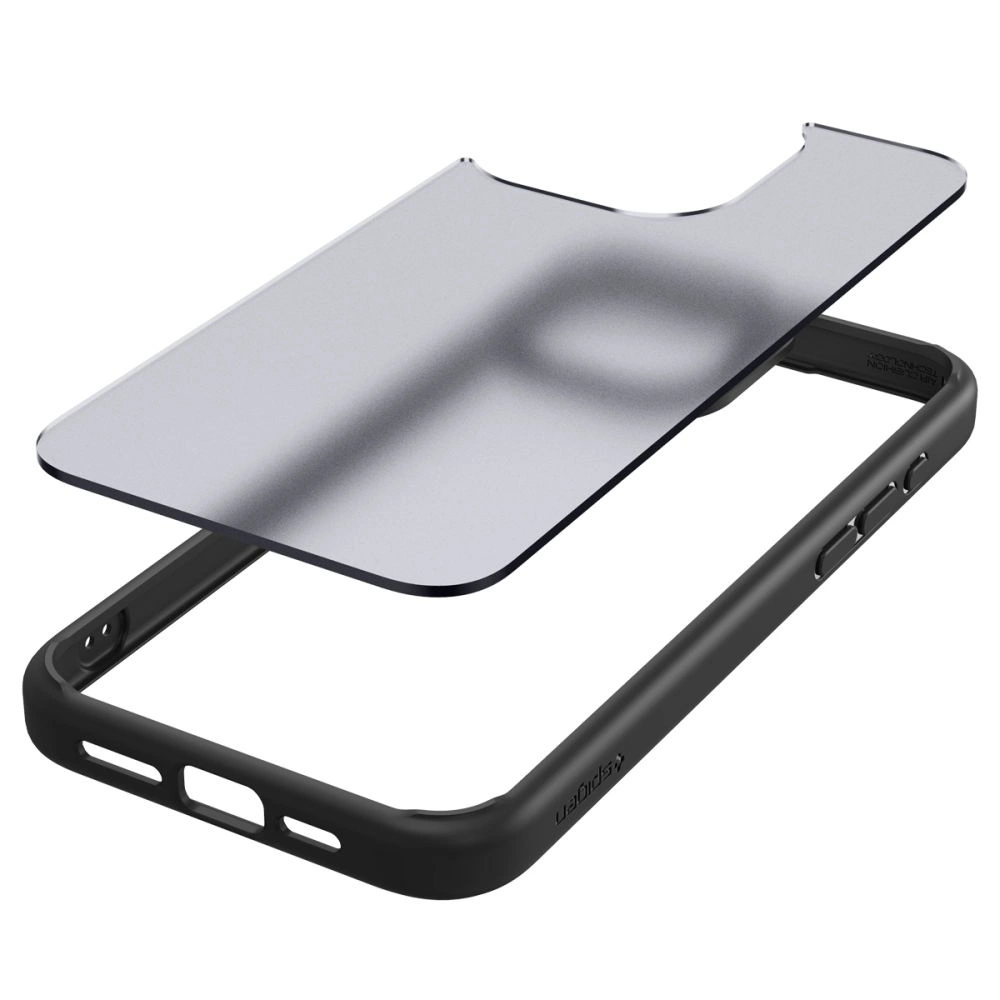 Spigen Ultra Hybrid iPhone 15 Pro Case - Clear Blackeng