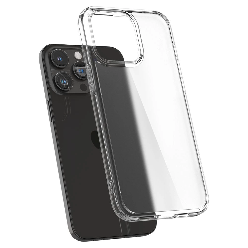 Spigen Ultra Hybrid iPhone 15 Pro Case - Clear Matteeng