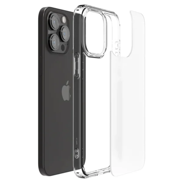 Spigen Ultra Hybrid iPhone 15 Pro Case - Clear Matteeng