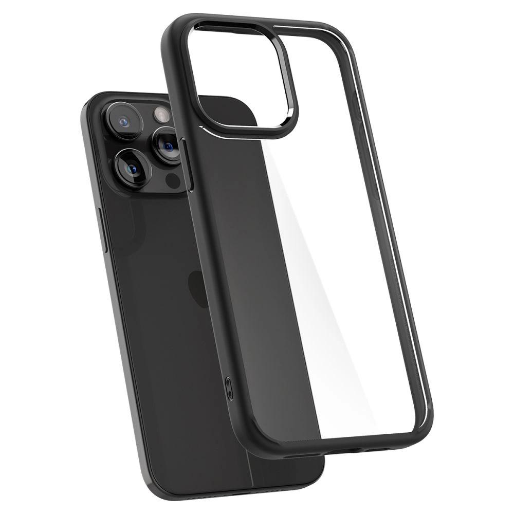 Spigen Ultra Hybrid iPhone 15 Pro Case - Matte Blackeng