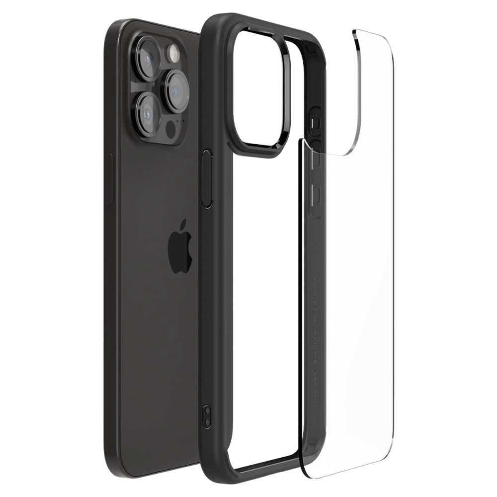 Spigen Ultra Hybrid iPhone 15 Pro Case - Matte Blackeng