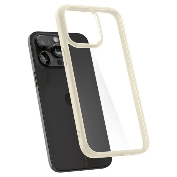 Spigen Ultra Hybrid iPhone 15 Pro Max Case - Beigeeng
