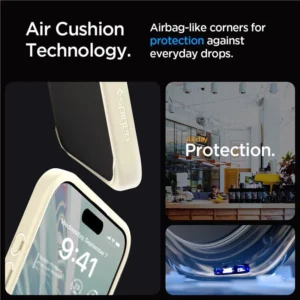 Spigen Ultra Hybrid iPhone 15 Pro Max Case - Beigeeng