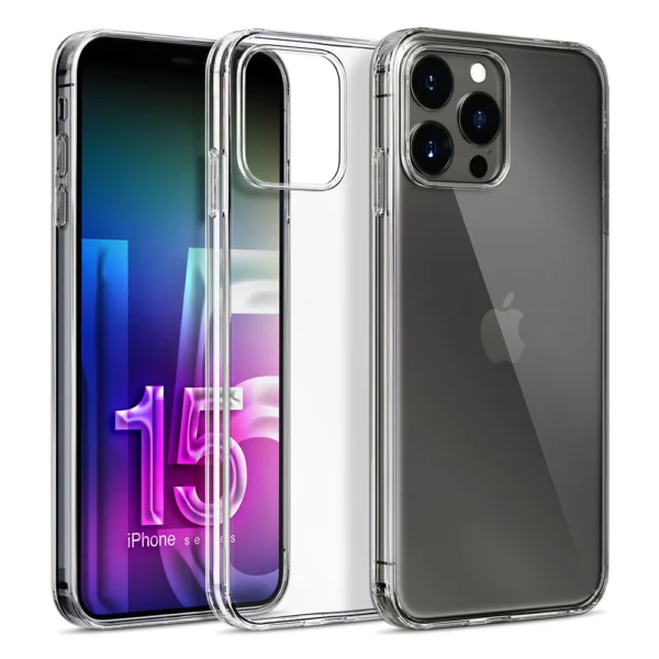 Apple iPhone 15 Pro - 3mk Clear Caseeng