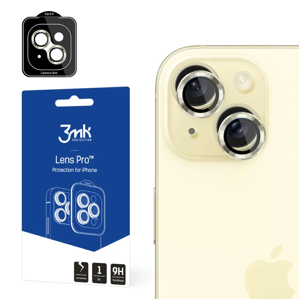 Apple iPhone 15 - 3mk Lens Protection Pro Yelloweng