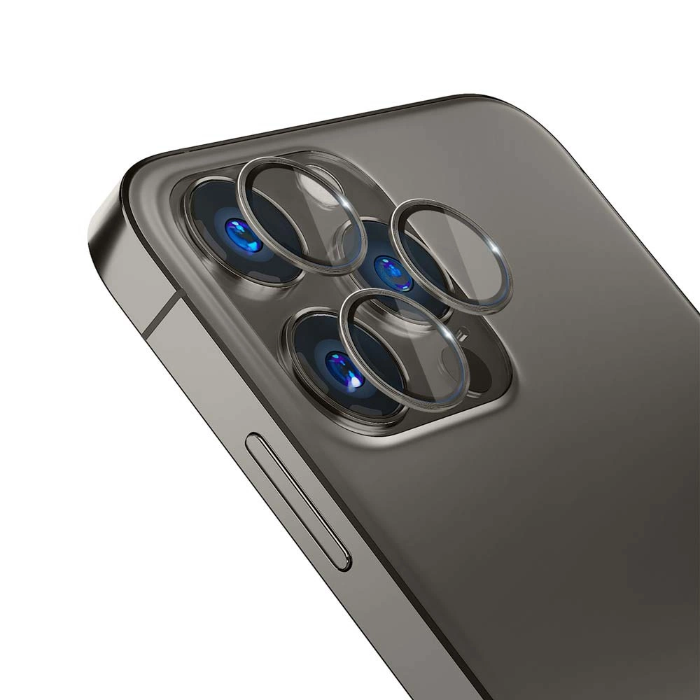 Apple iPhone 15 Pro - 3mk Lens Protection Pro Graphiteeng