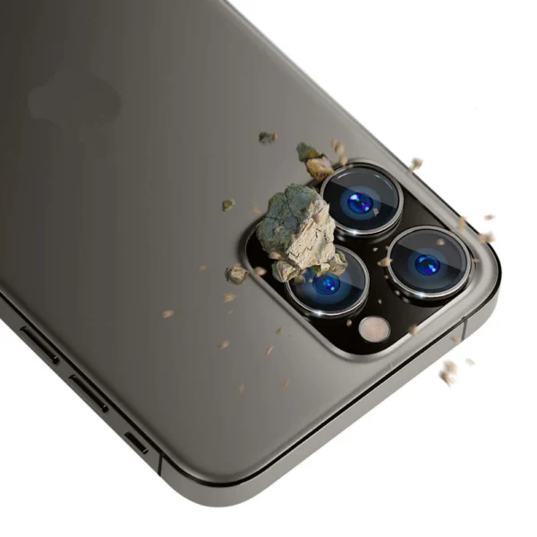 Apple iPhone 15 Pro - 3mk Lens Protection Pro Graphiteeng