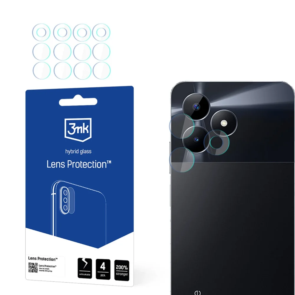 3mk Lens Protection™ hybrid camera glass for Realme C53eng