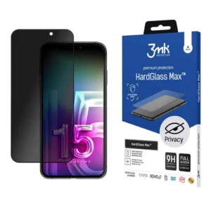 Apple iPhone 15 Plus - 3mk HardGlass Max Privacy™eng