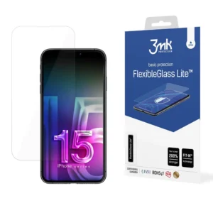Apple iPhone 15 - 3mk FlexibleGlass Lite™eng