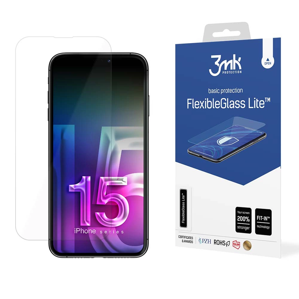 Apple iPhone 15 Pro Max - 3mk FlexibleGlass Lite™eng