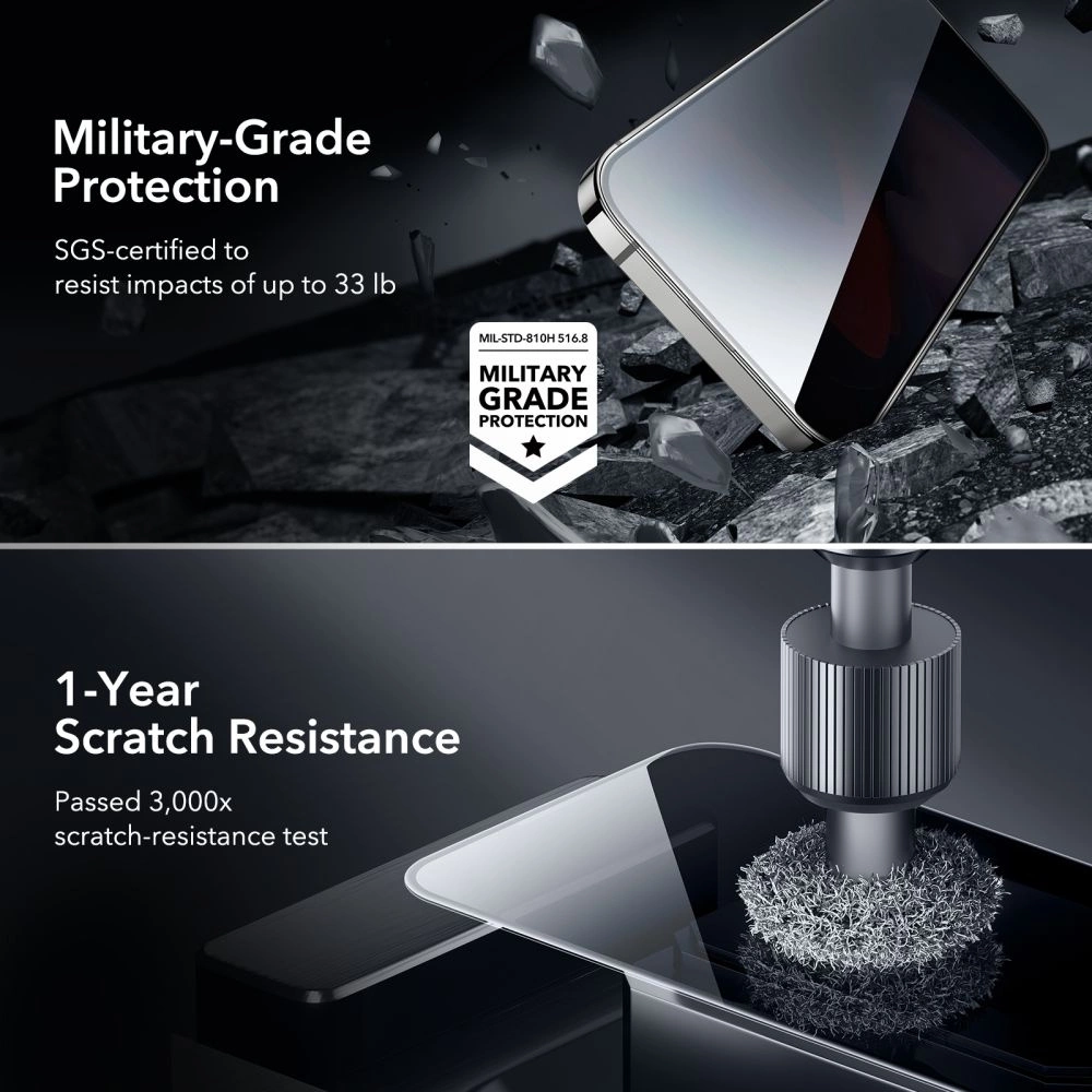 ESR Tempered Glass Privacy for iPhone 15 Pro Maxeng