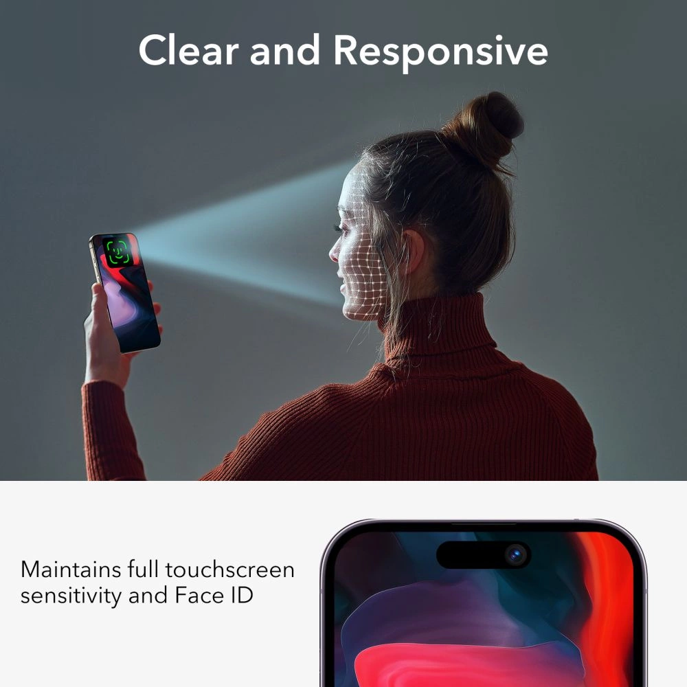 ESR Tempered Glass Privacy for iPhone 15 Pro Maxeng
