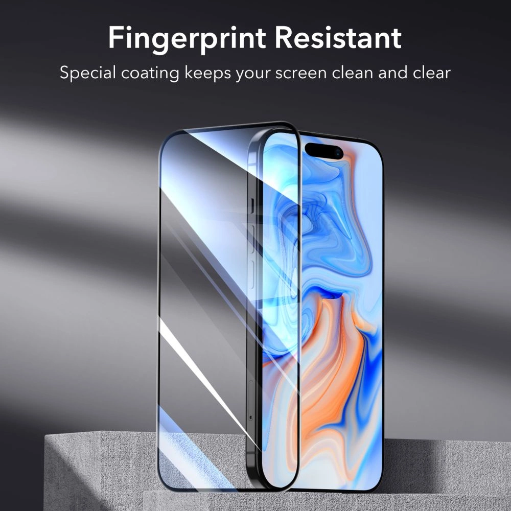 ESR Tempered Glass for iPhone 15 - black 2 pcs.eng