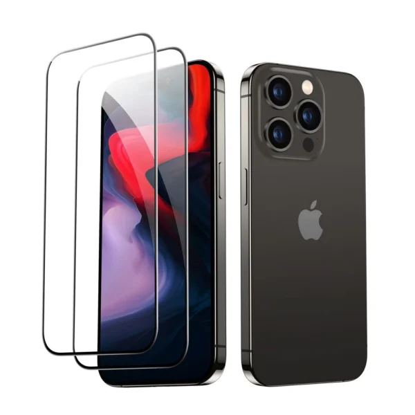 ESR Tempered Glass for iPhone 15 Pro Max - Black 2 pcs.eng