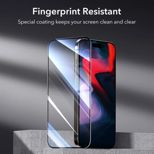 ESR Tempered Glass for iPhone 15 Pro Max - Black 2 pcs.eng