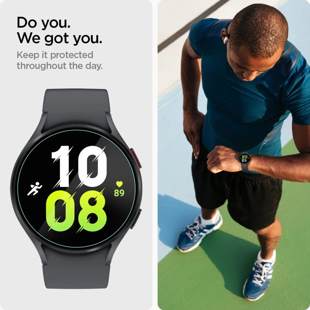 Spigen Glas.tR EZ Fit tempered glass for Samsung Galaxy Watch 6 (44 mm) - 2 pcs.eng