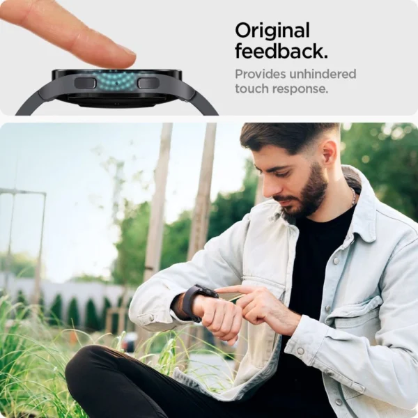 Spigen Glas.tR EZ Fit tempered glass for Samsung Galaxy Watch 6 (44 mm) - 2 pcs.eng