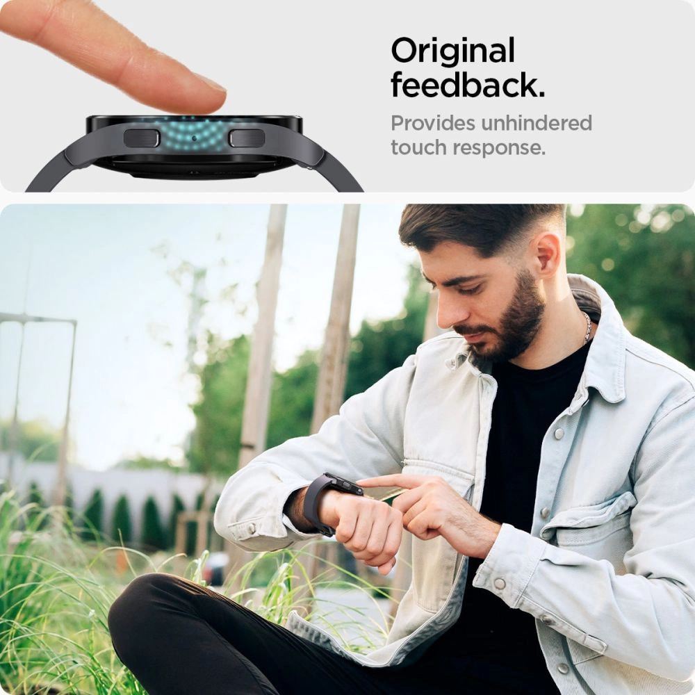 Spigen Glas.tR EZ Fit tempered glass for Samsung Galaxy Watch 6 (44 mm) - 2 pcs.eng