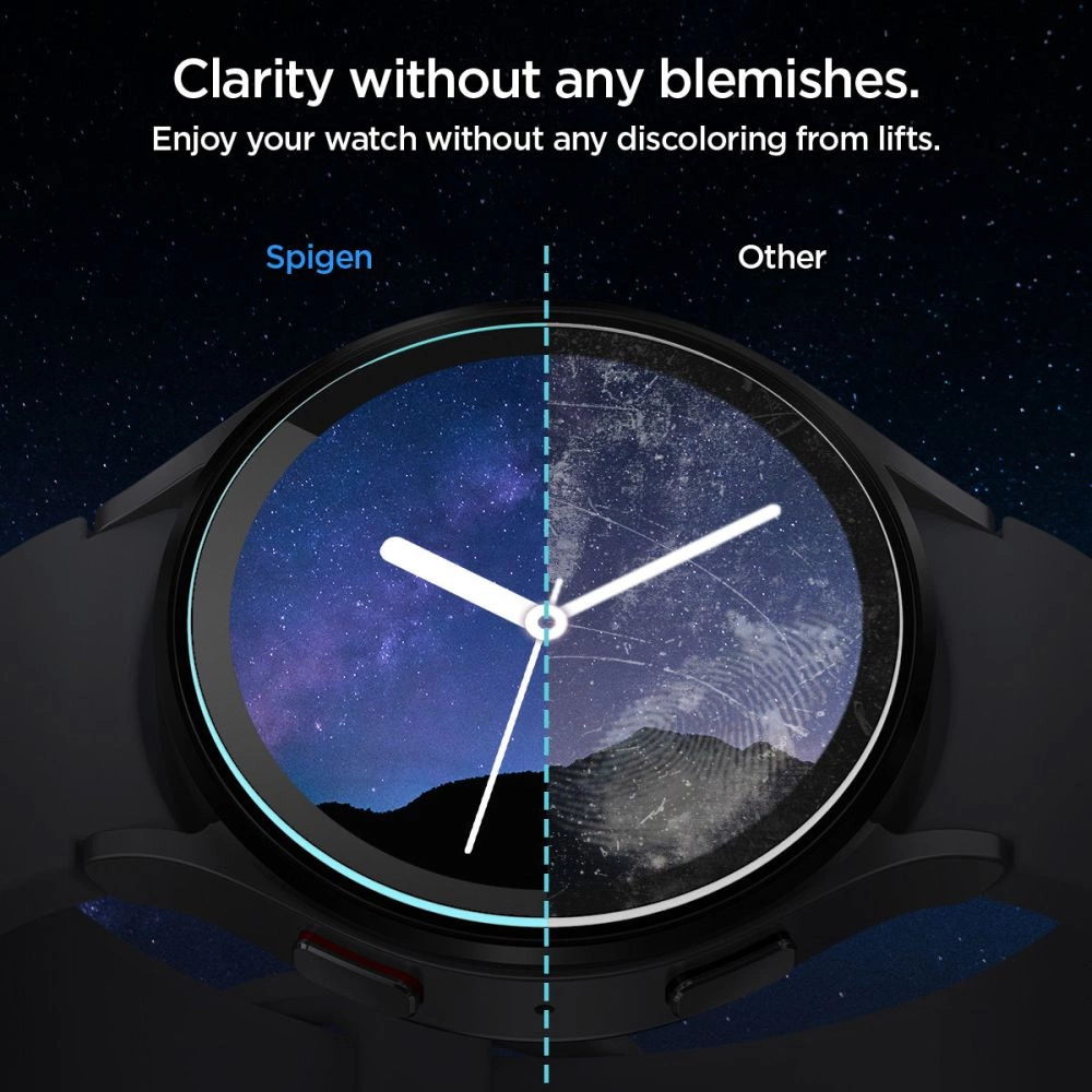 Spigen Glas.tR EZ Fit tempered glass for Samsung Galaxy Watch 6 (44 mm) - 2 pcs.eng