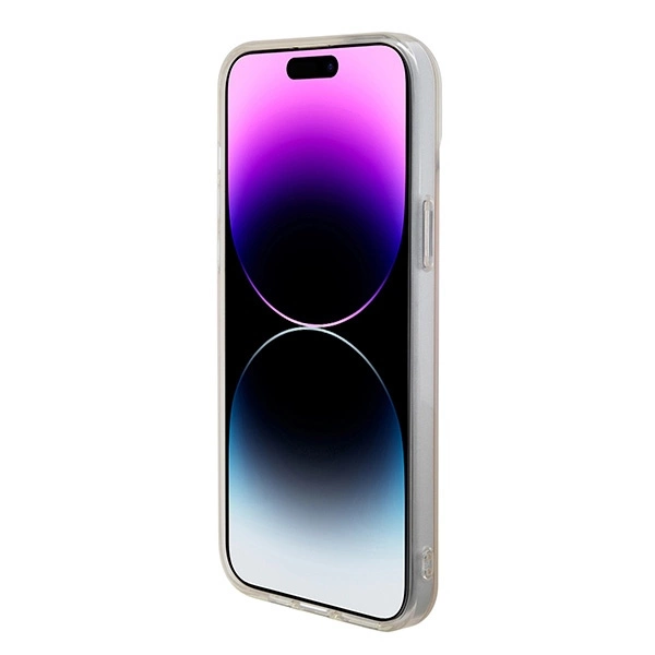 Guess GUHMP15MHITSP iPhone 15 Plus 6.7" pink/pink hardcase IML Iridescent MagSafeeng