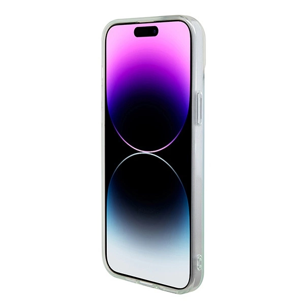 Guess GUHMP15SHITSQ iPhone 15 6.1" turquoise/turquoise hardcase IML Iridescent MagSafeeng