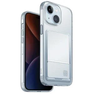Uniq Air Fender ID Cardslot case for iPhone 15 - transparenteng