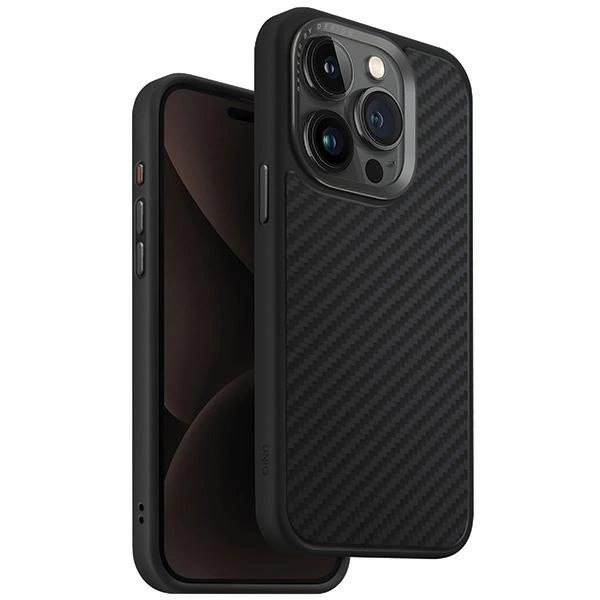 Uniq Keva Magclick Charging case for iPhone 15 Pro - blackeng