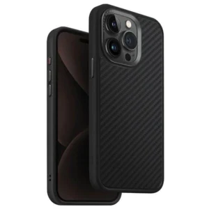 Uniq Keva Magclick Charging case for iPhone 15 Pro Max - blackeng