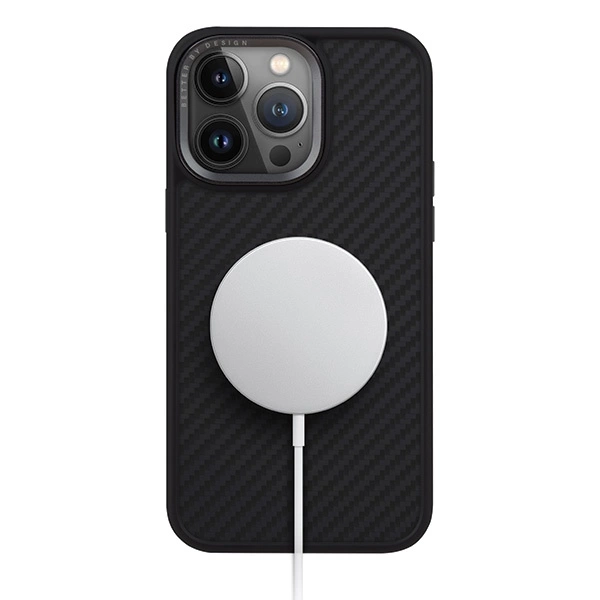 Uniq Keva Magclick Charging case for iPhone 15 Pro Max - blackeng