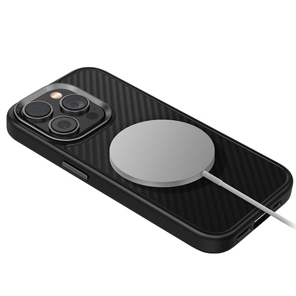 Uniq Keva Magclick Charging case for iPhone 15 Pro Max - blackeng