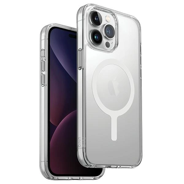 Uniq LifePro Xtreme Magclick Charging case for iPhone 15 Pro Max - transparenteng