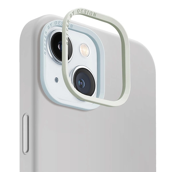 Uniq Lino Hue Magclick Charging case for iPhone 15 - light grayeng