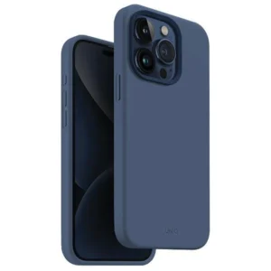 Uniq Lino Hue Magclick Charging case for iPhone 15 Pro - navy blueeng
