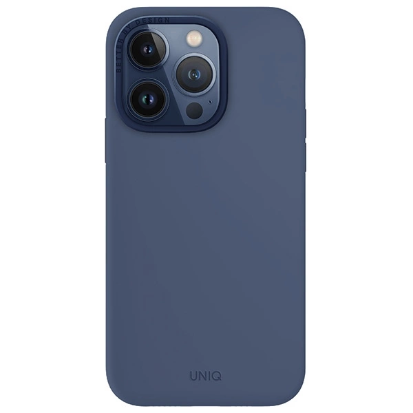 Uniq Lino Hue Magclick Charging case for iPhone 15 Pro - navy blueeng