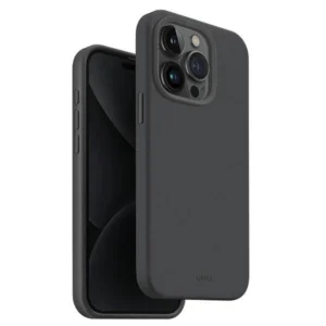 Uniq Lino Hue Magclick Charging case for iPhone 15 Pro - grayeng