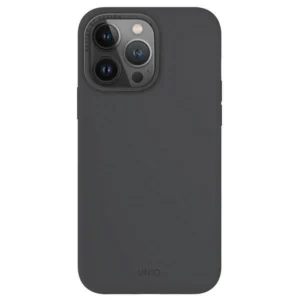 Uniq Lino Hue Magclick Charging case for iPhone 15 Pro Max - grayeng